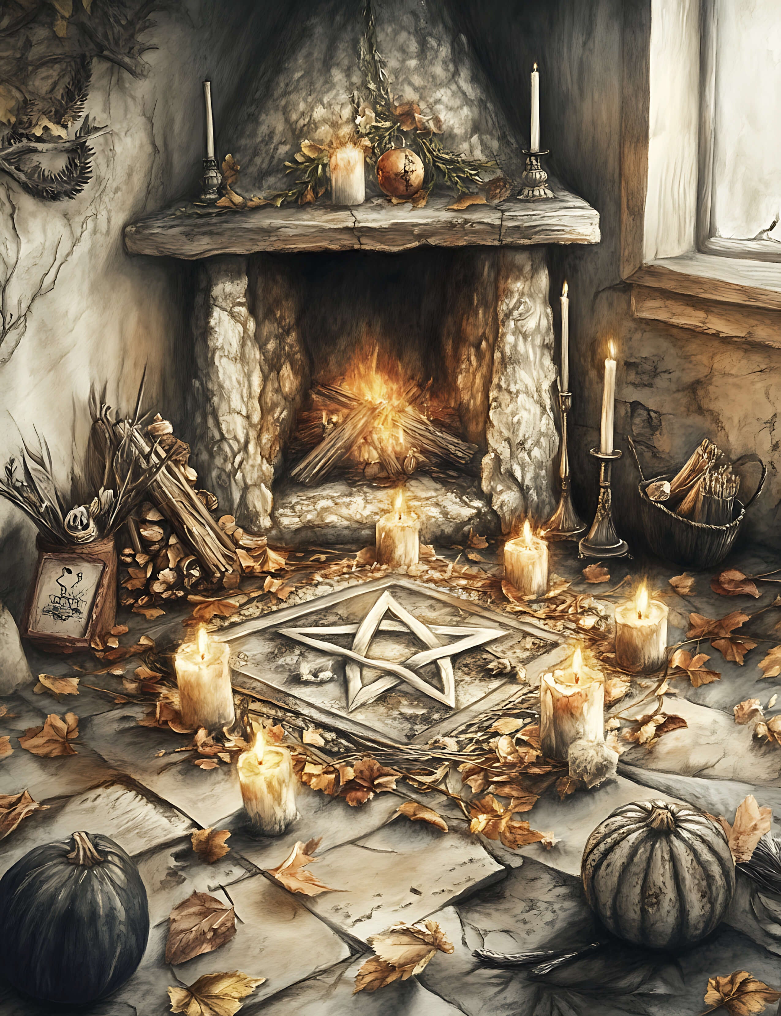 Season of the Witch Junk Journal Paper