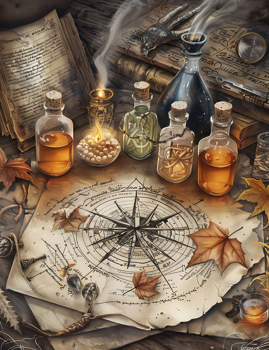 Season of the Witch Junk Journal Paper