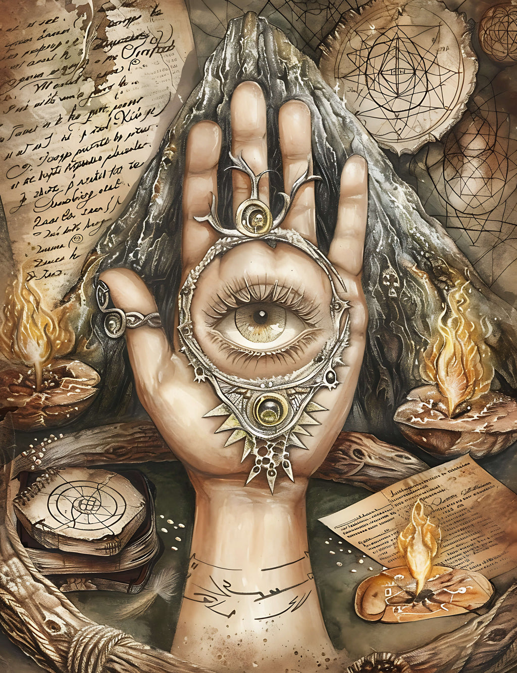Season of the Witch Junk Journal Paper