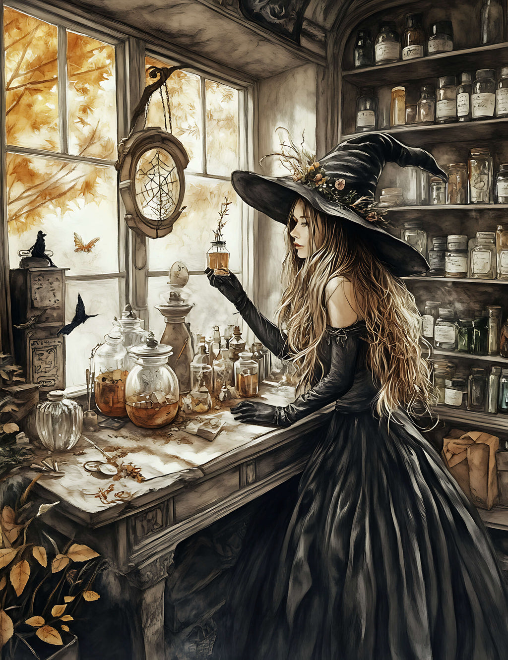 Season of the Witch Junk Journal Paper