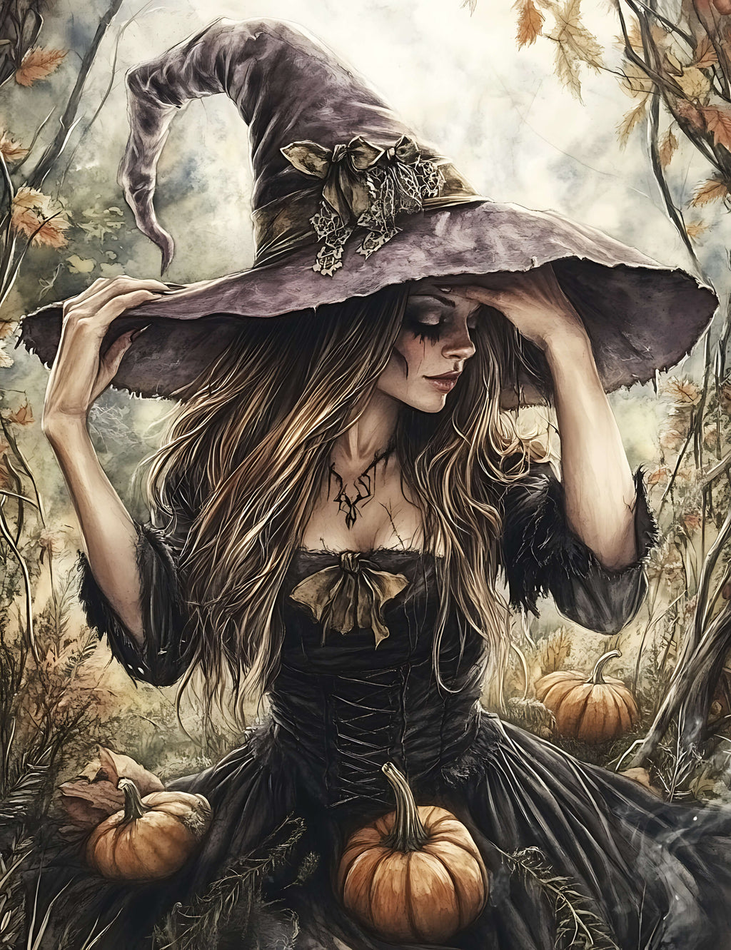 Season of the Witch Junk Journal Paper