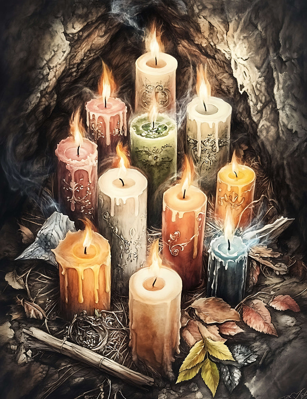 Season of the Witch Junk Journal Paper