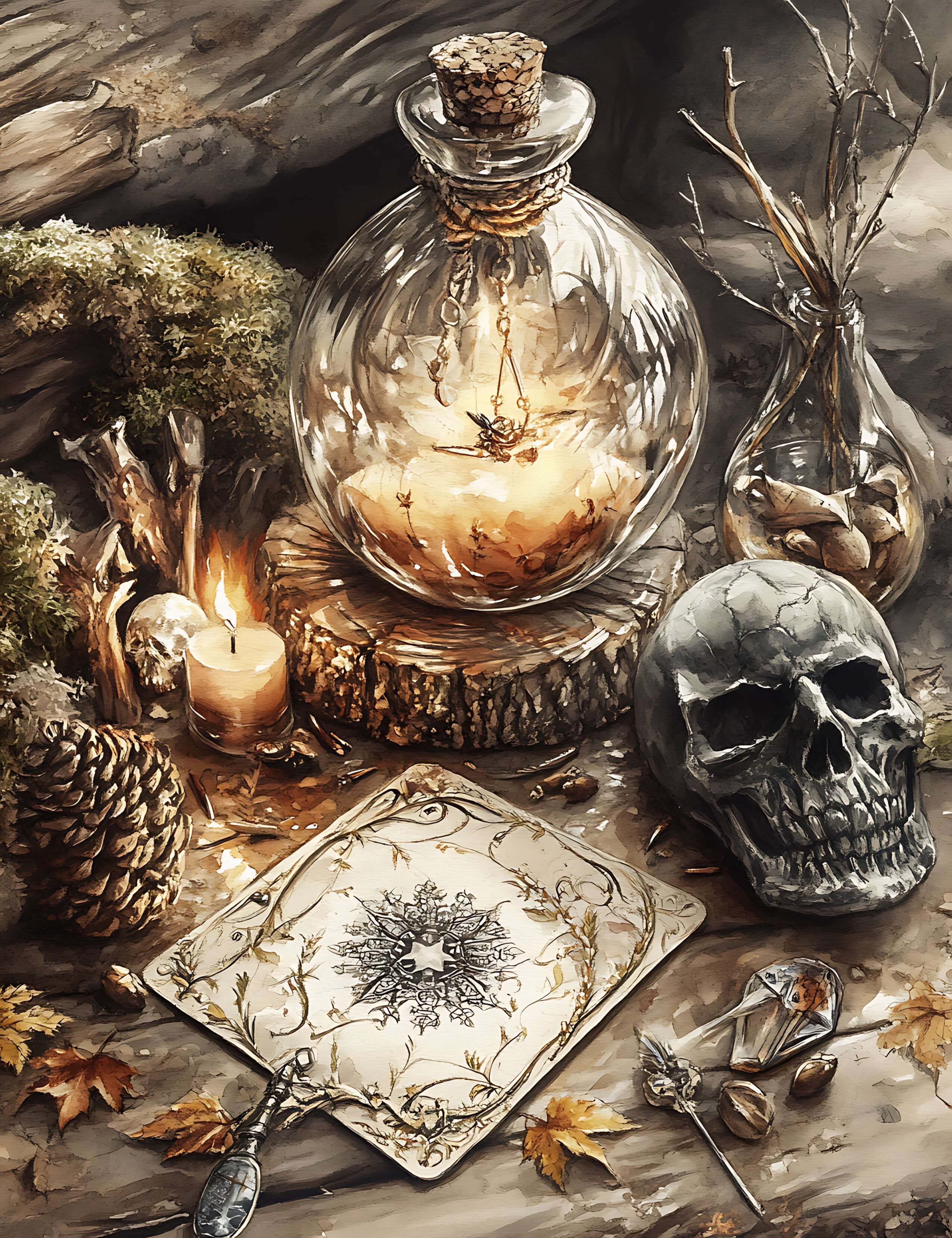 Season of the Witch Junk Journal Paper