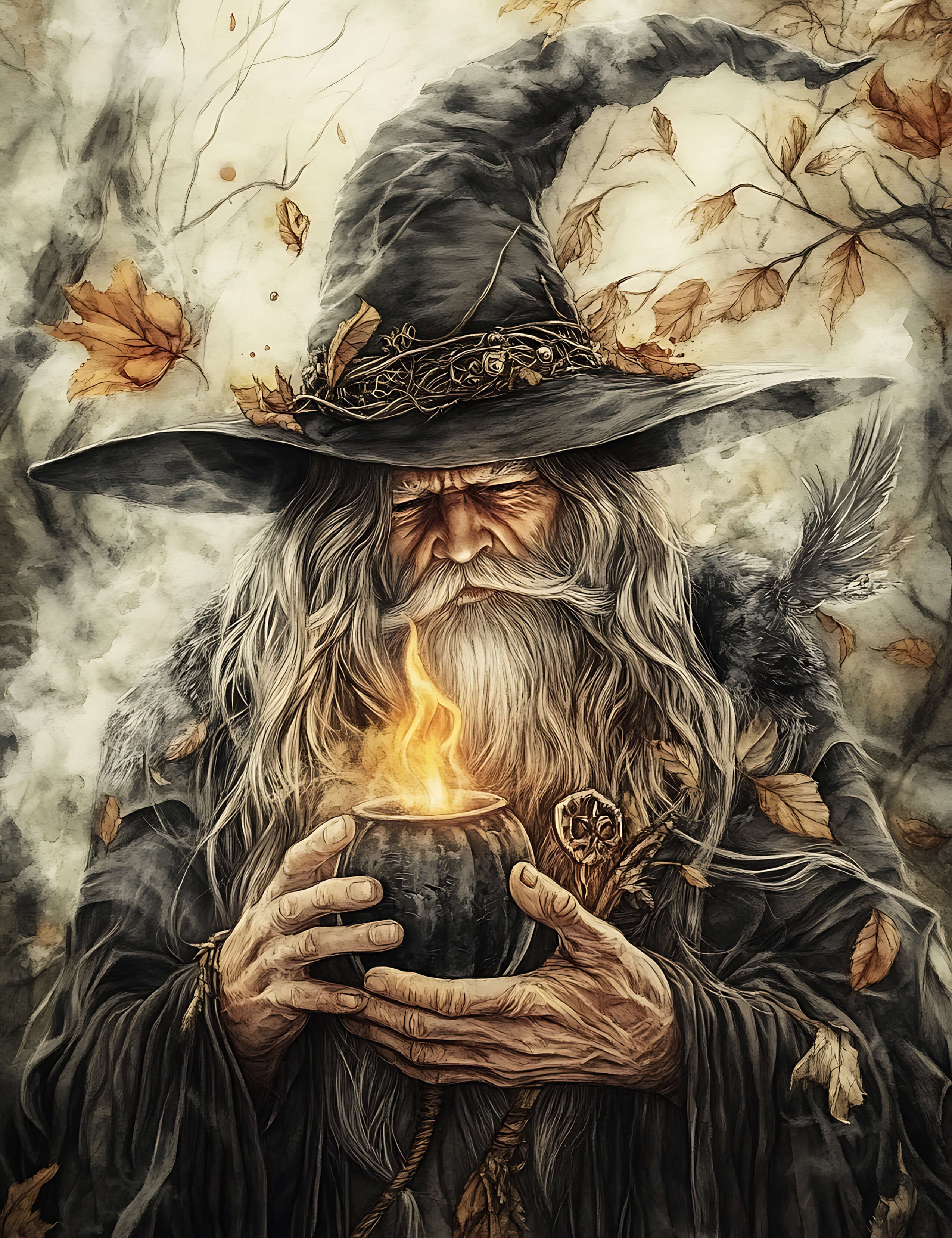 Season of the Witch Junk Journal Paper