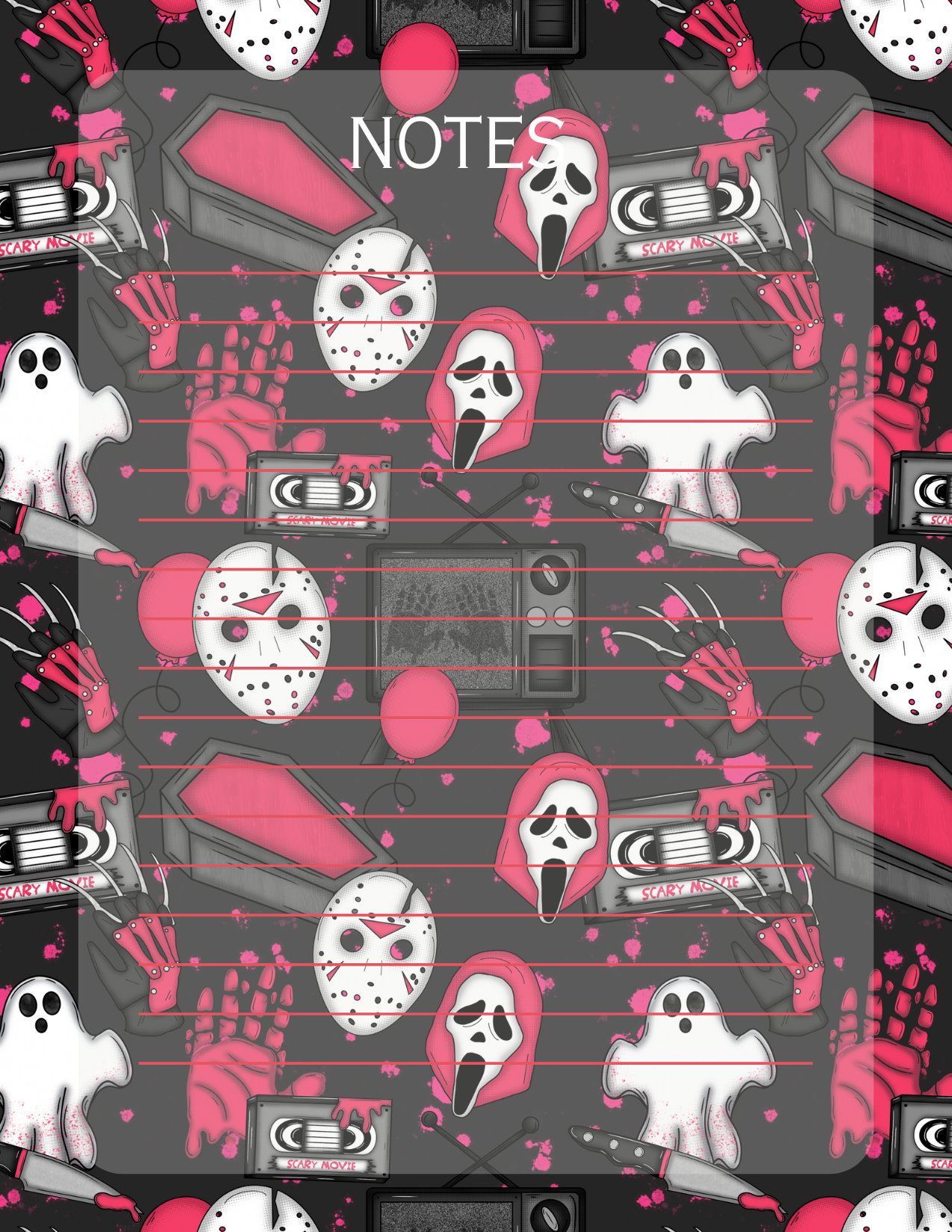 Horror Notepads