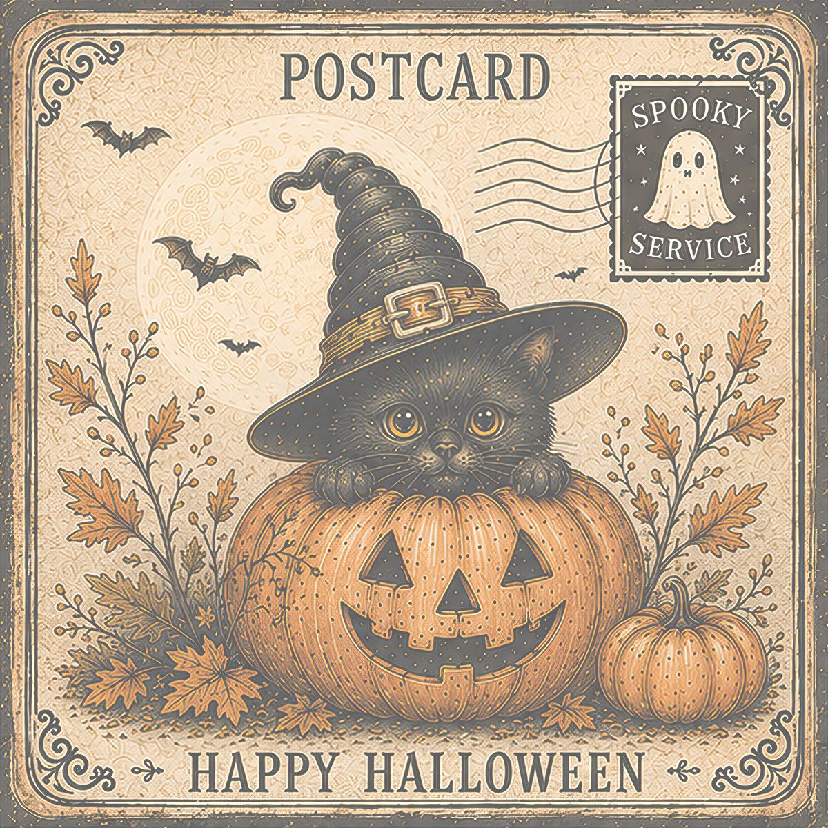 Cat pumpkin