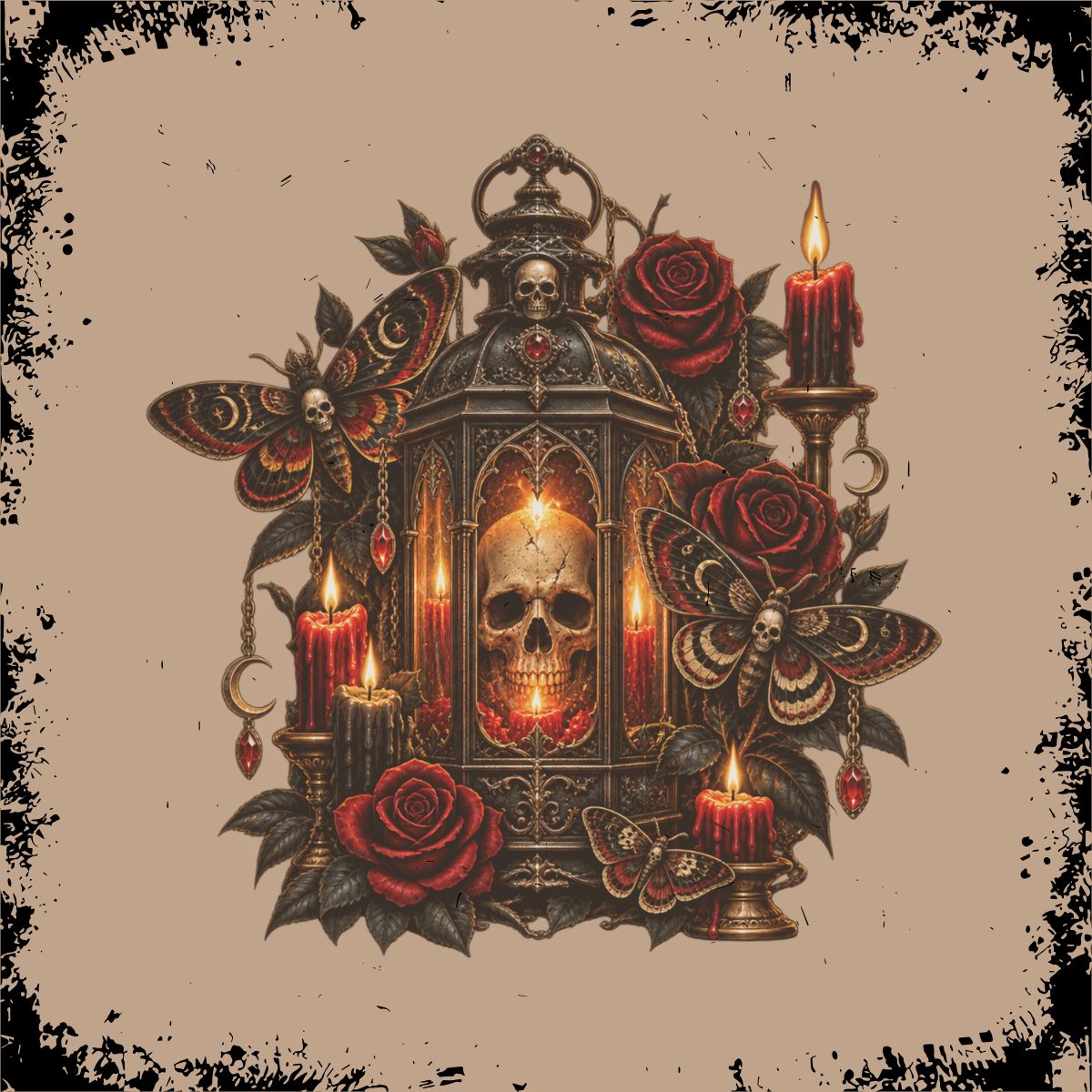 Gothic skulls