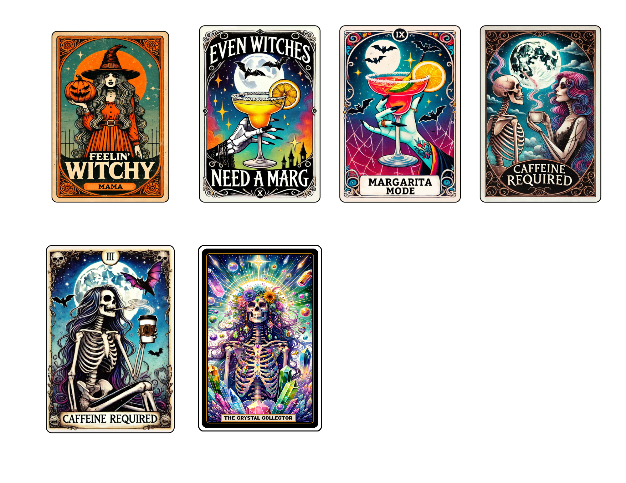 Witchy Tarot Stickers Pack