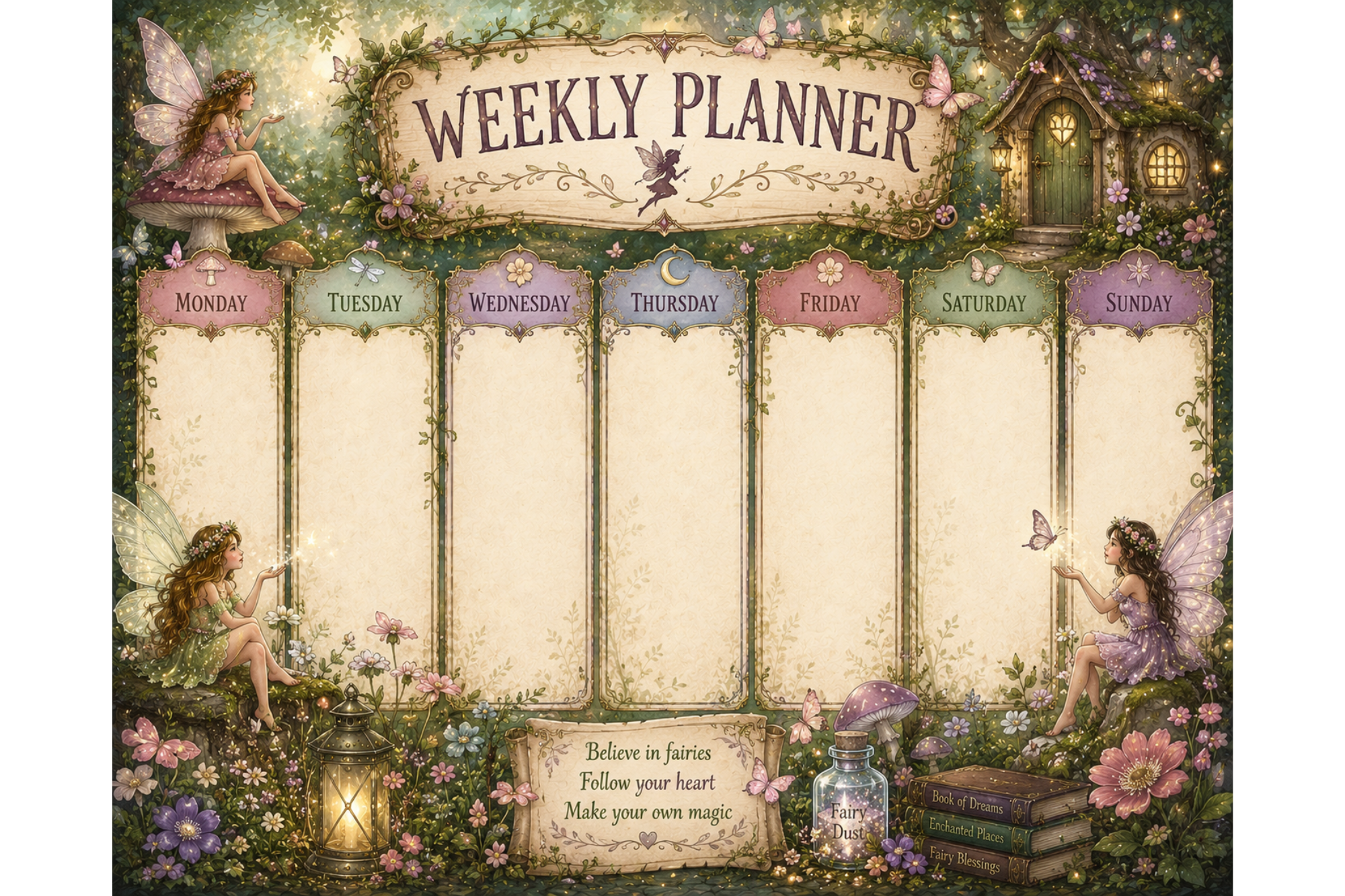 Fairy Weekly Planner