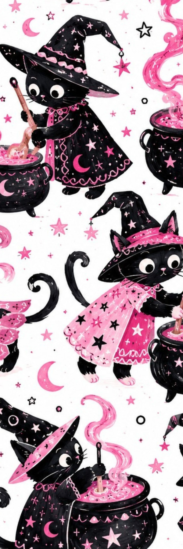Black cats and cauldrons