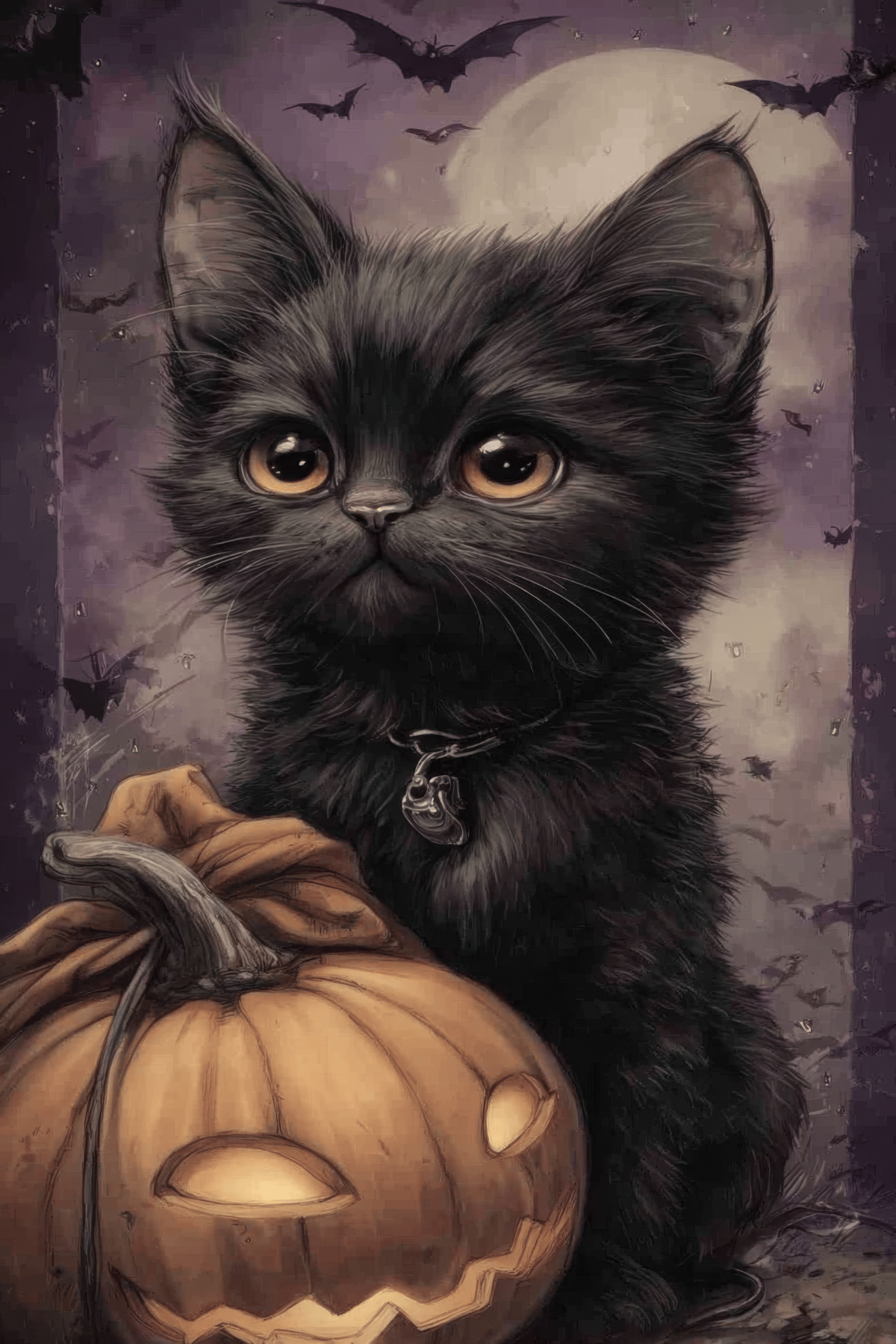 Vintage Halloween Witchy Cardstock Prints