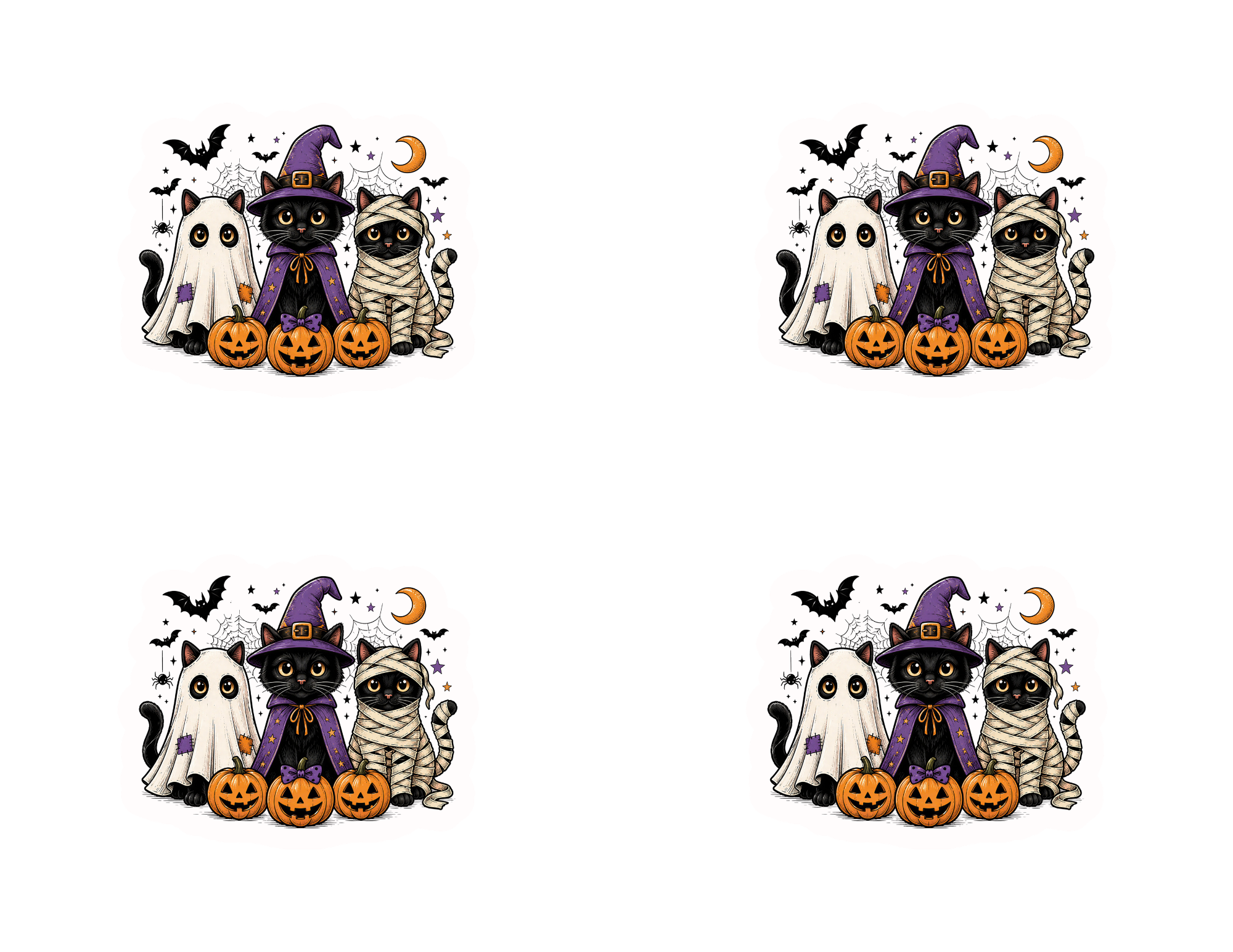 Halloween Cats sticker