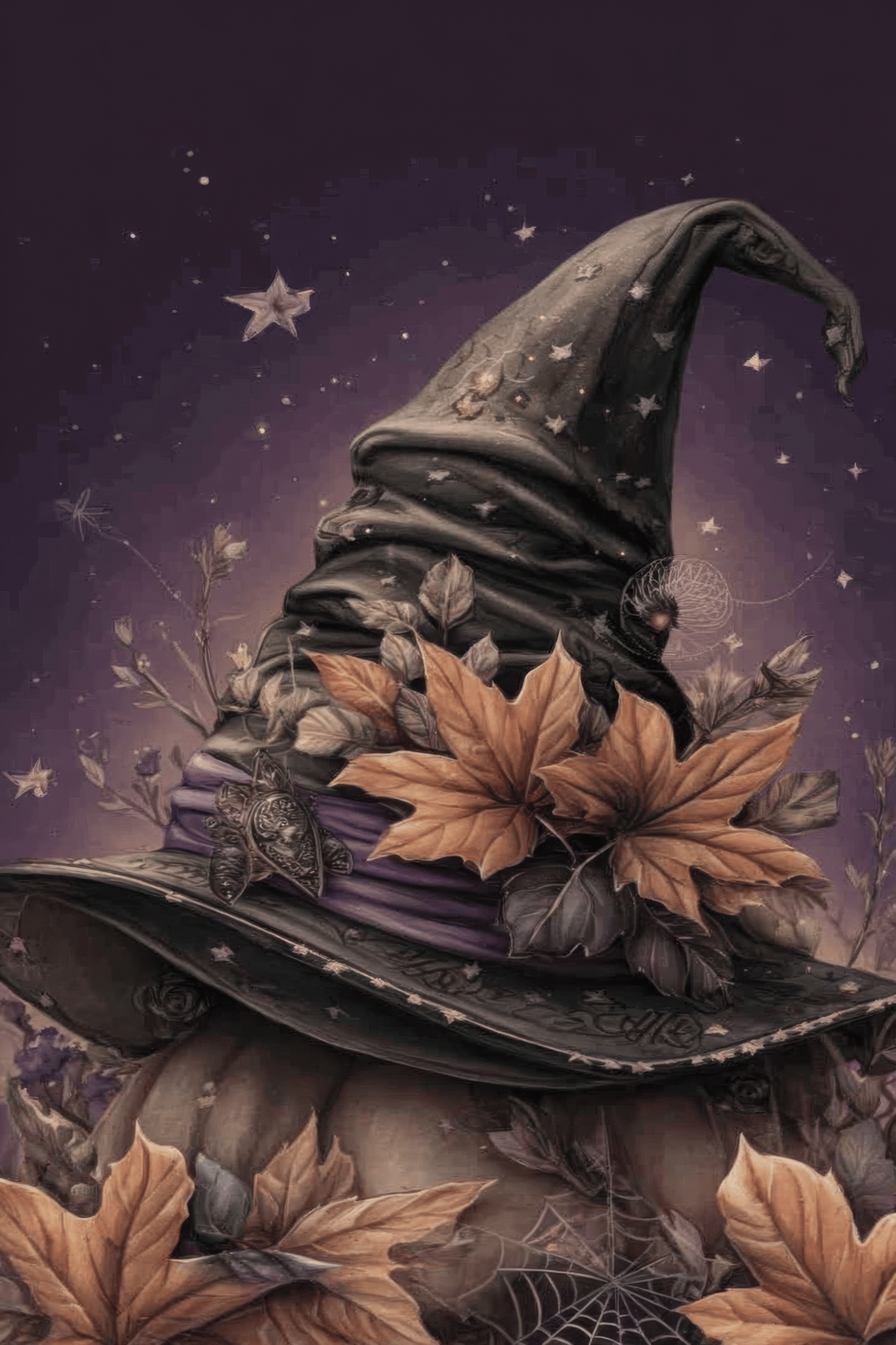 Vintage Halloween Witchy Cardstock Prints
