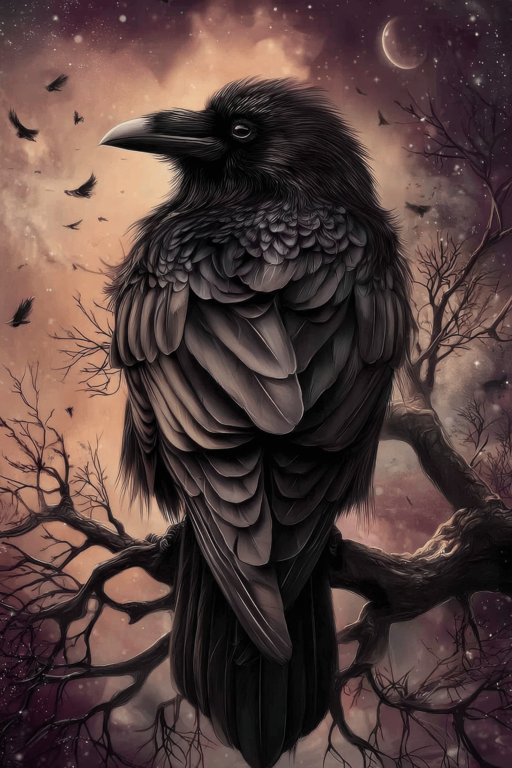 Vintage Halloween Witchy Cardstock Prints