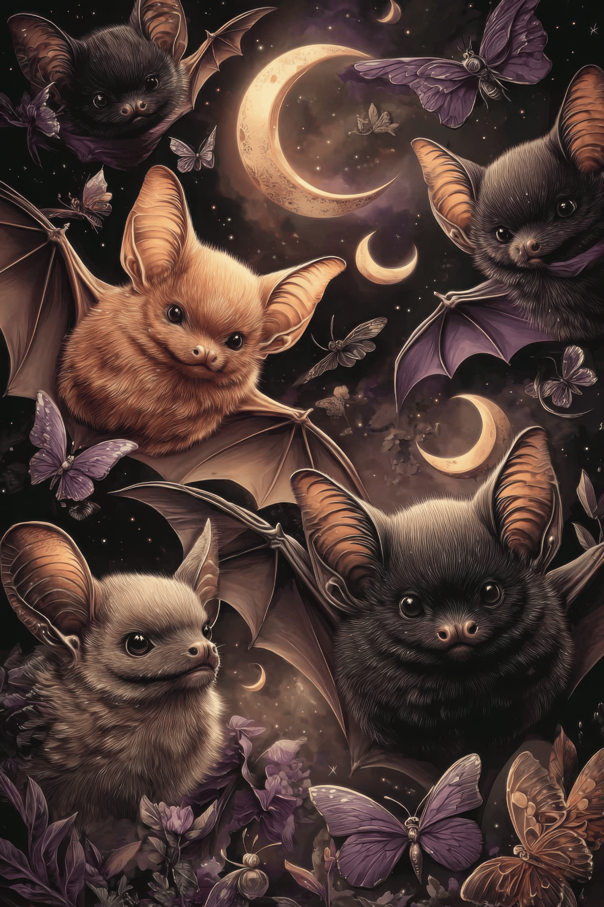 Vintage Halloween Witchy Cardstock Prints