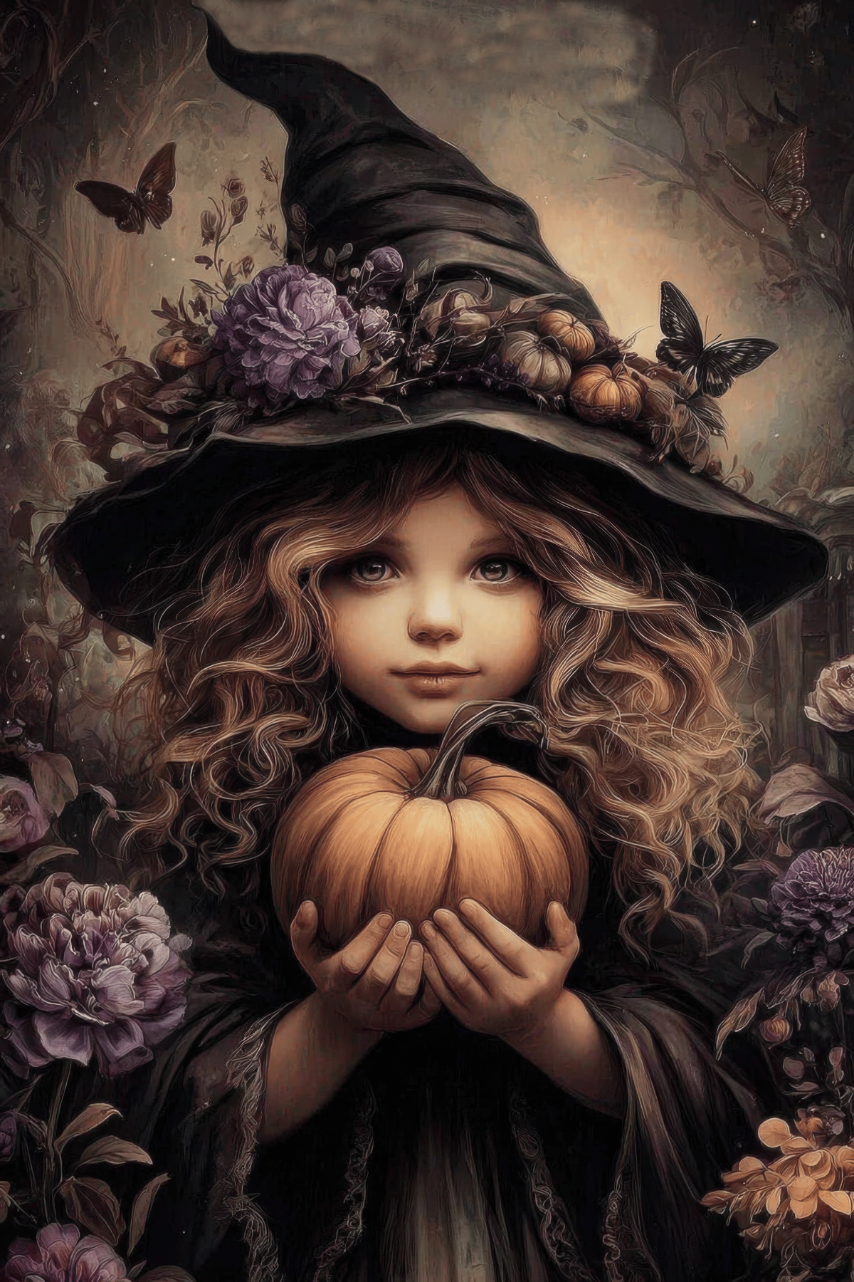 Vintage Halloween Witchy Cardstock Prints