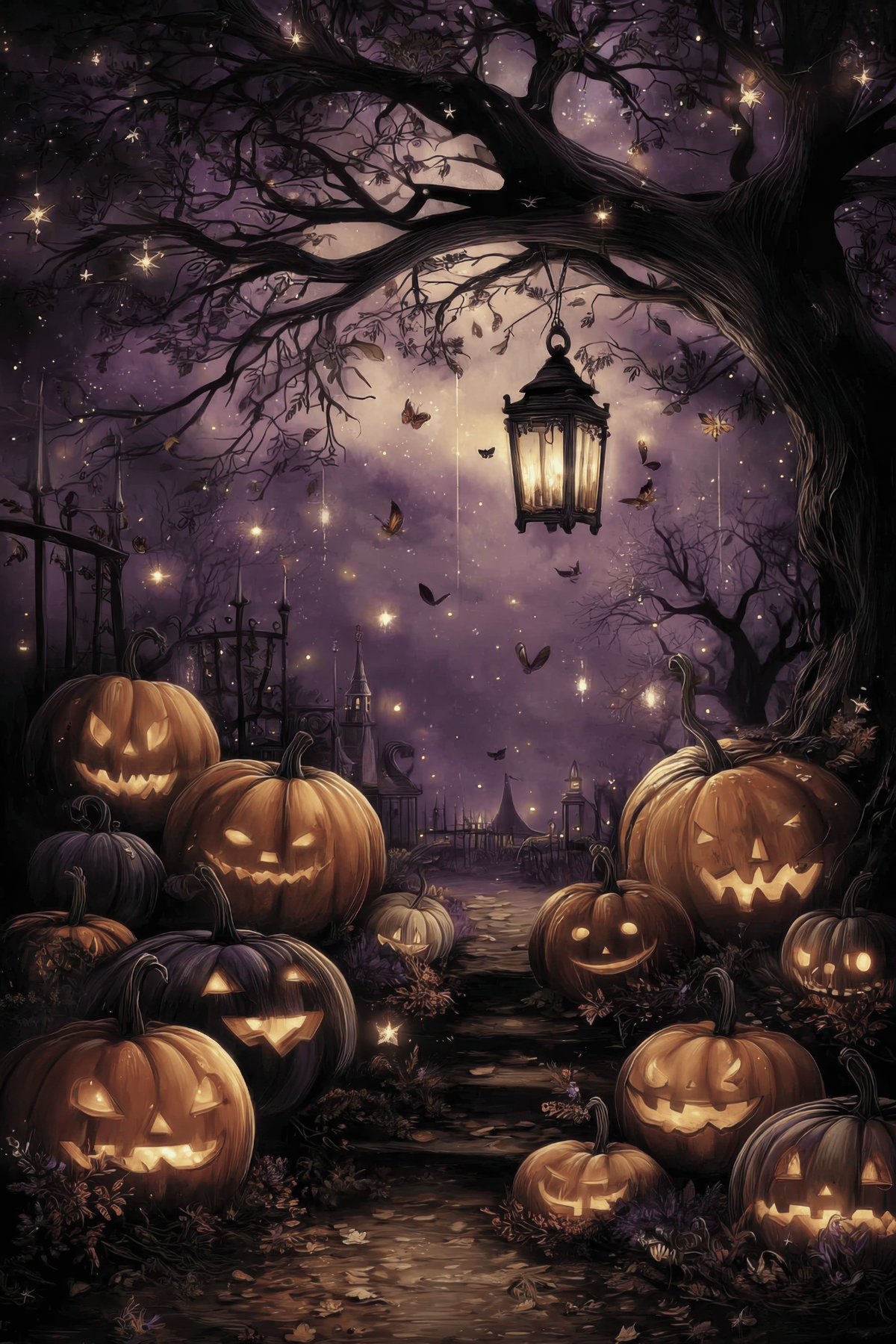 Vintage Halloween Witchy Cardstock Prints