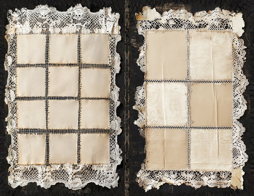 Black and white Lace papers
