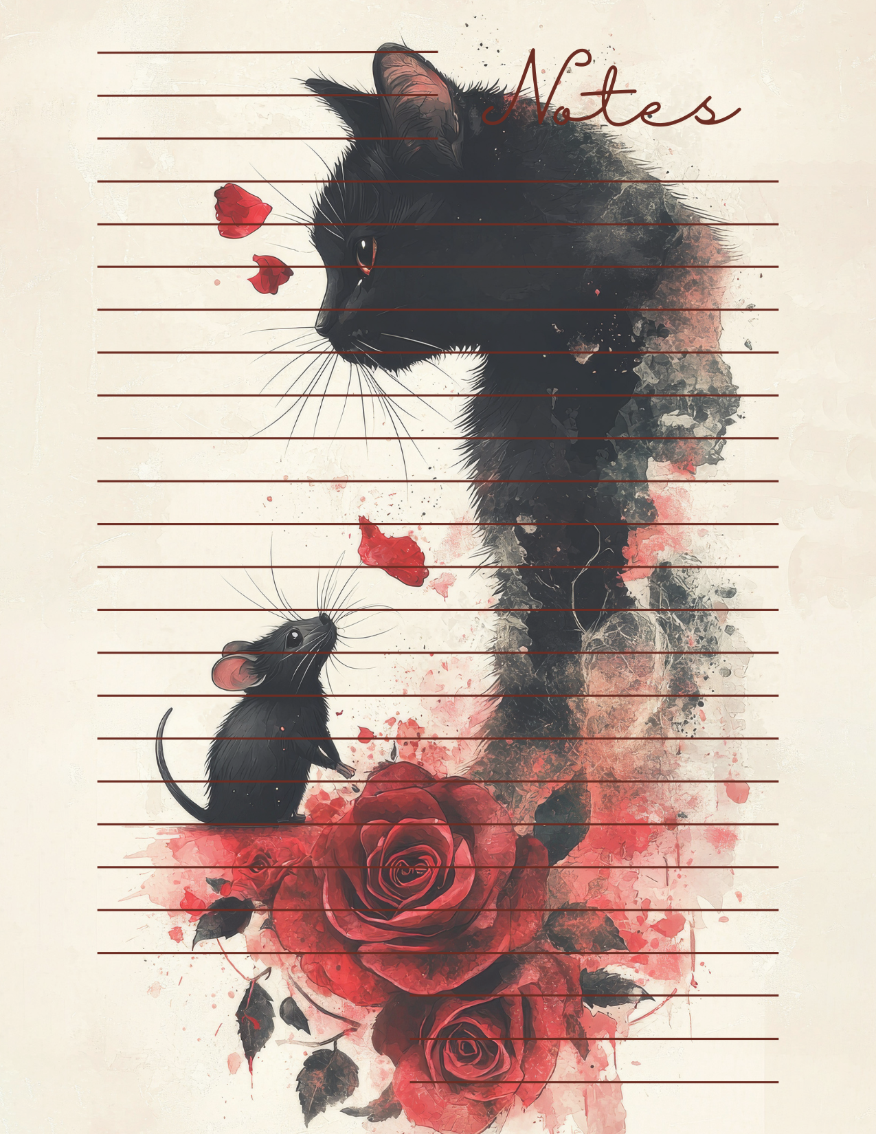 Dark Romance Series Notepads