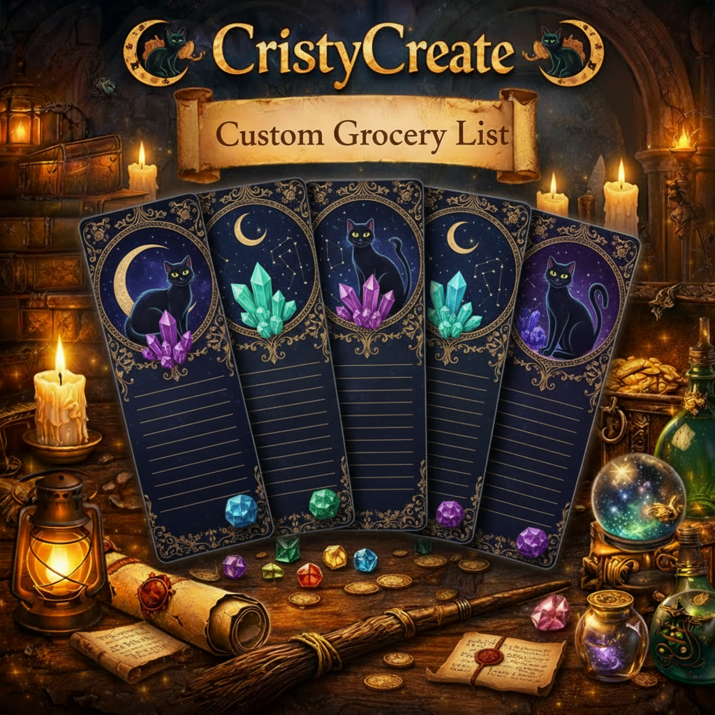 CristyCreate Custom Grocery Lists Promo