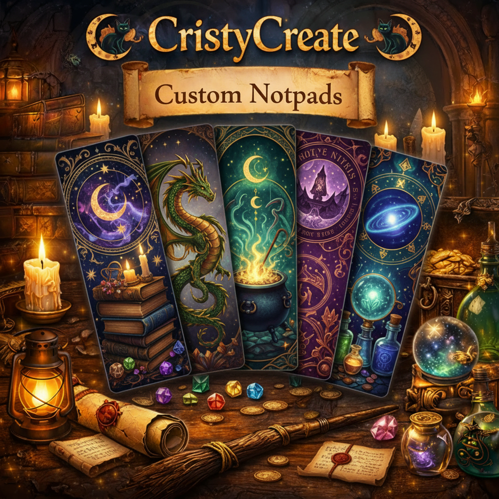 CristyCreate Custom Notepads - Rich Colors