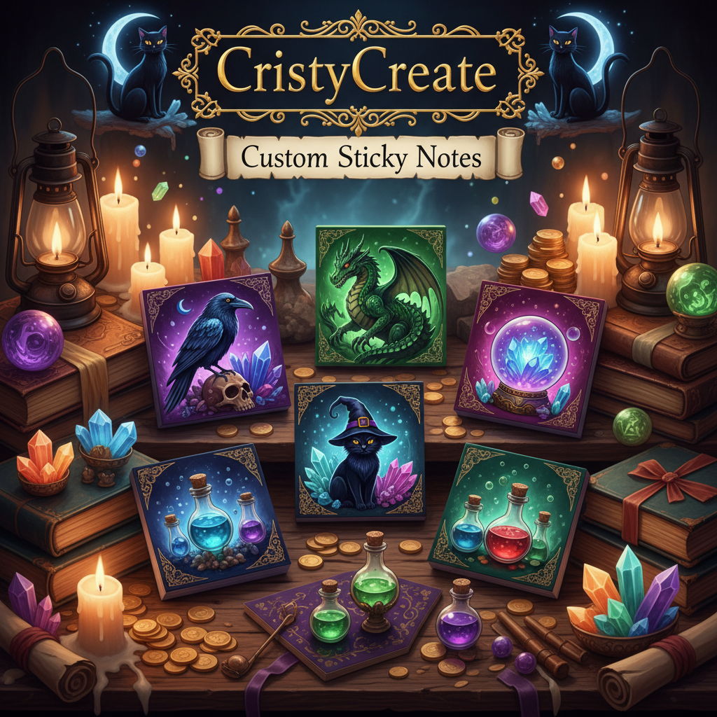 Custom Notes For Rythia Custom Sticky Notes – CristyCreate