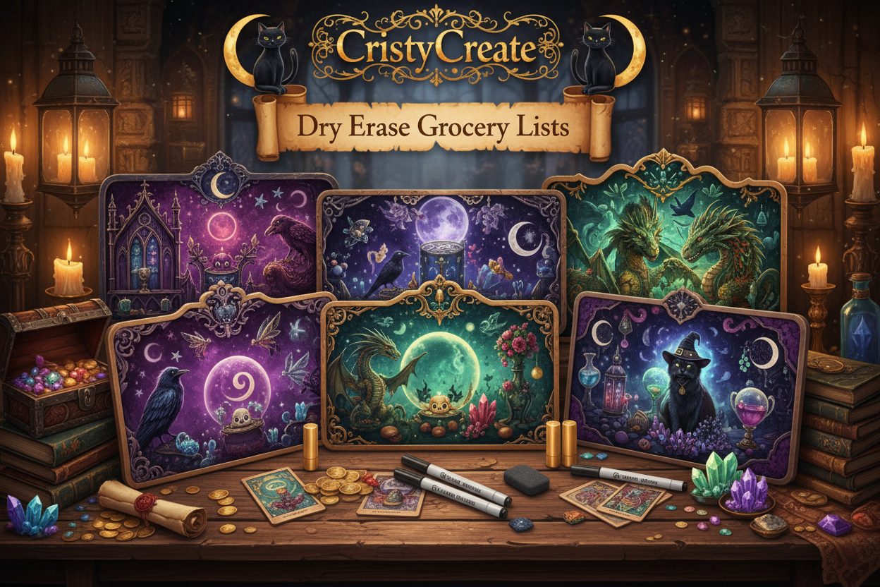 CristyCreate Dry Erase Grocery Lists Collection