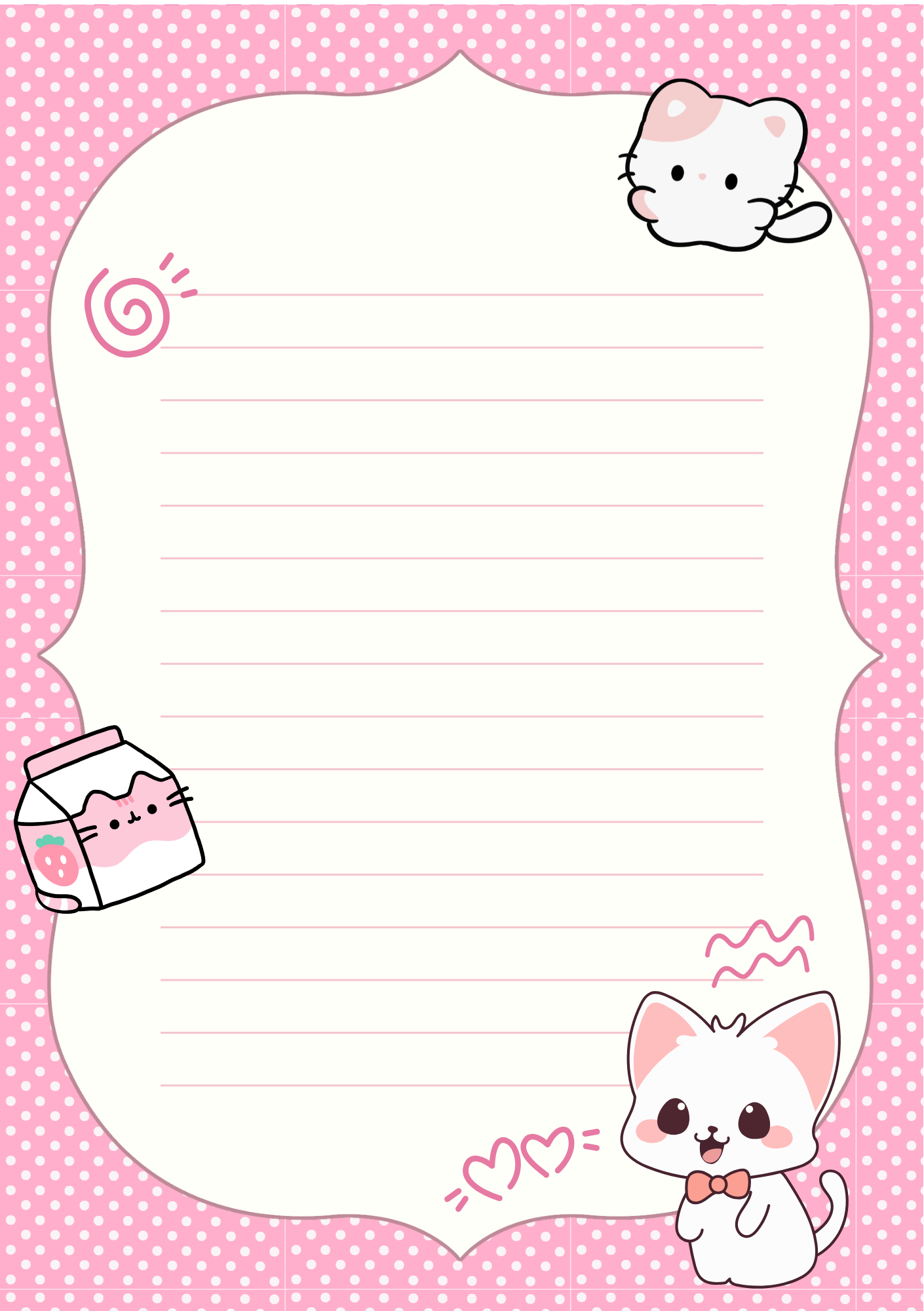 Cute Kitty notepad
