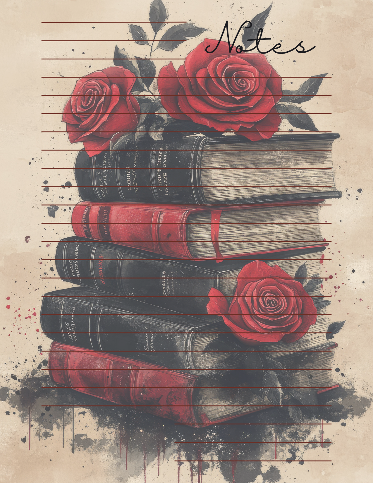 Dark Romance Series Notepads