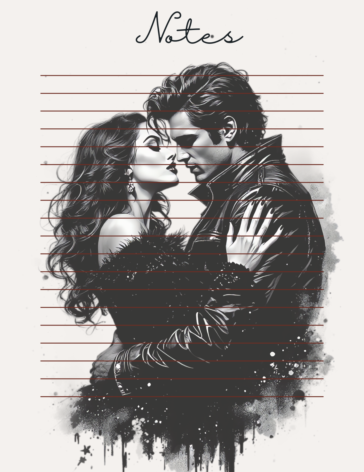 Dark Romance Series Notepads