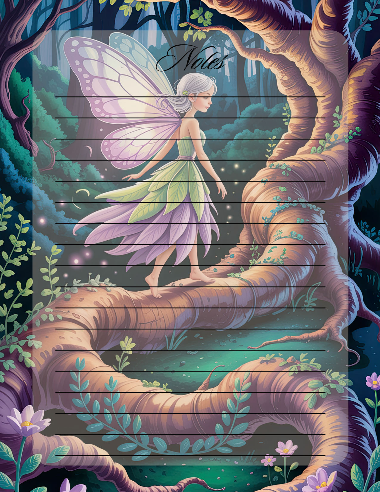 Forest Fairy on tree