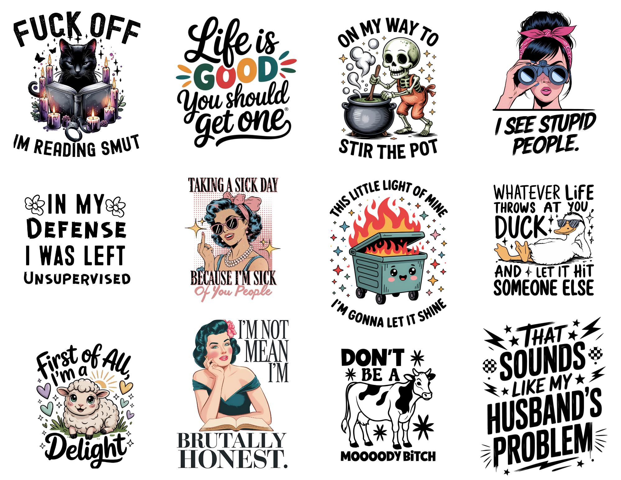 Funny and Inappropriate Sticker pack