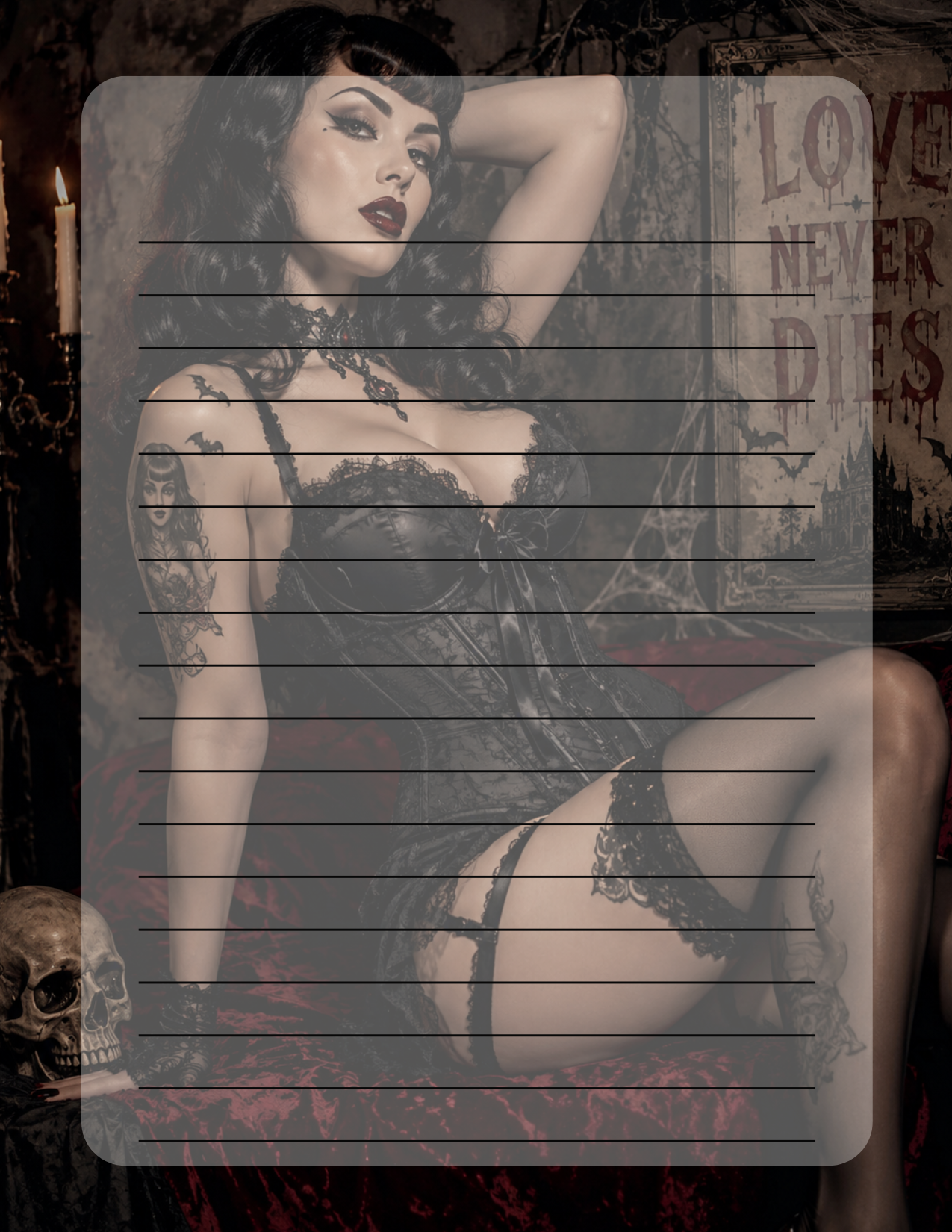Horror Pinup girl