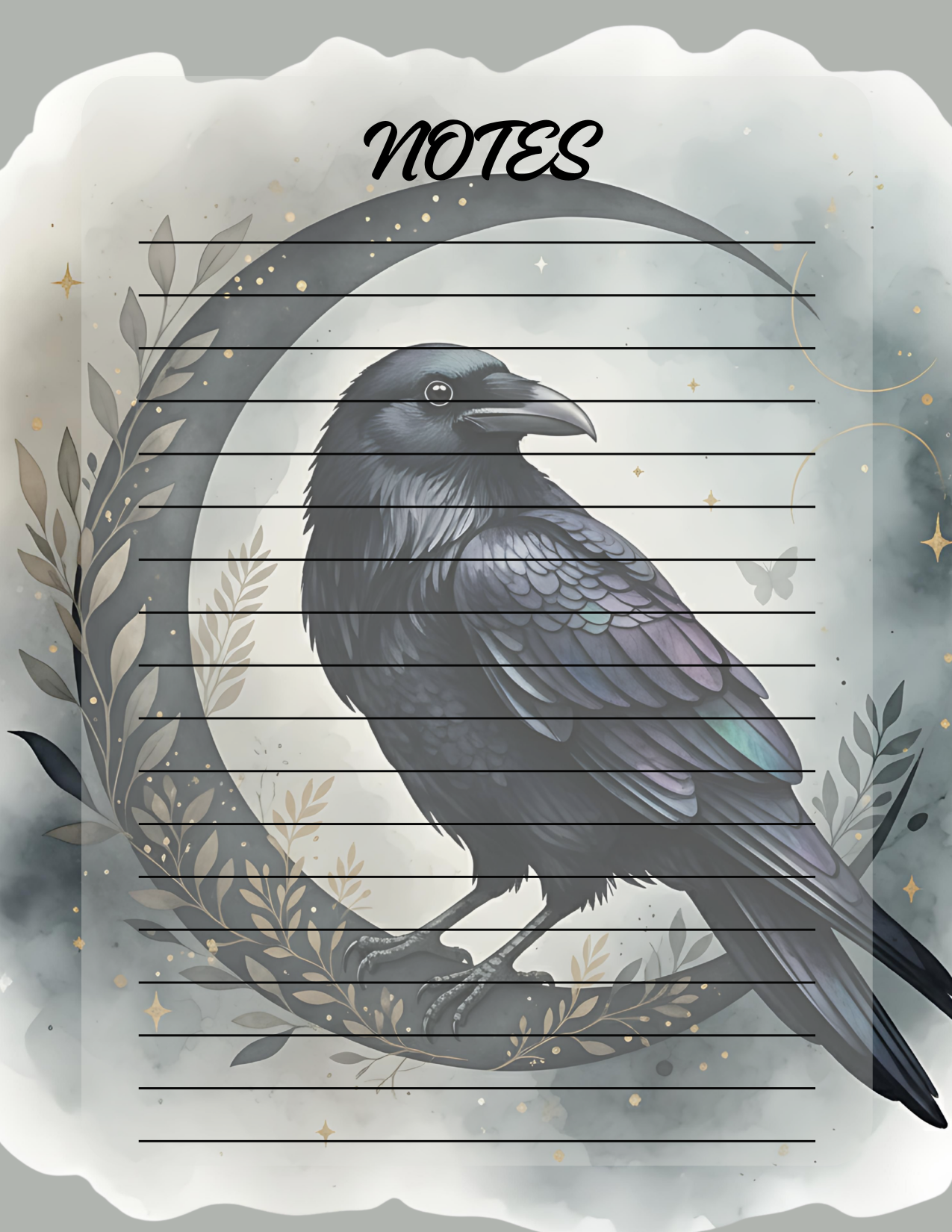 Raven and Moon