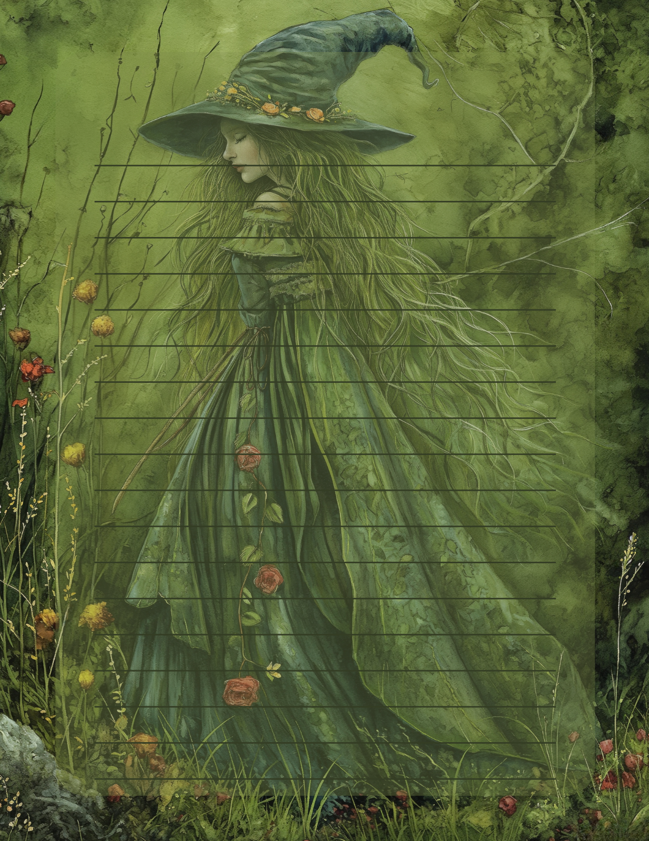 The Green Witch @ night