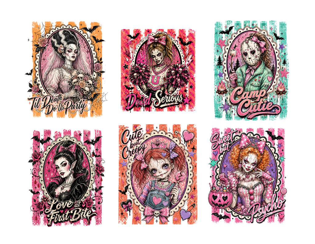 Halloween Gals Stickers