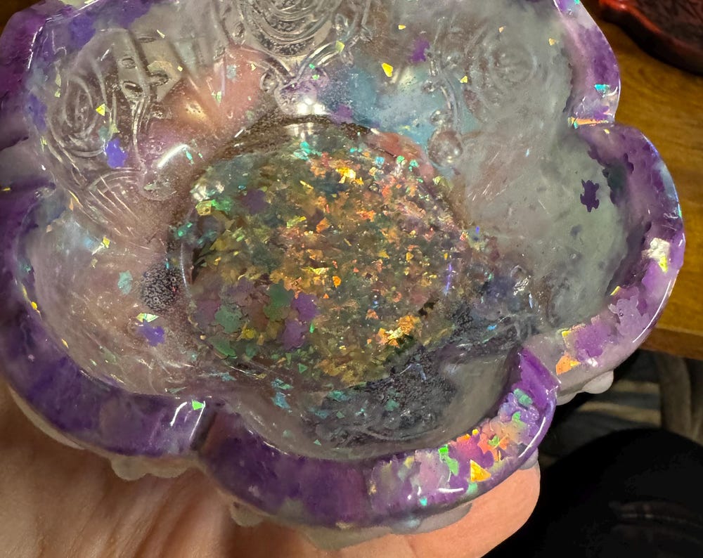 Custom resin Lotus Flower Bowl