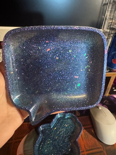 Resin Handmade quote dish