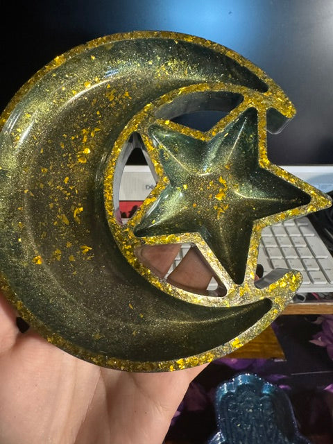 Resin Handmade Star and Moon Tray