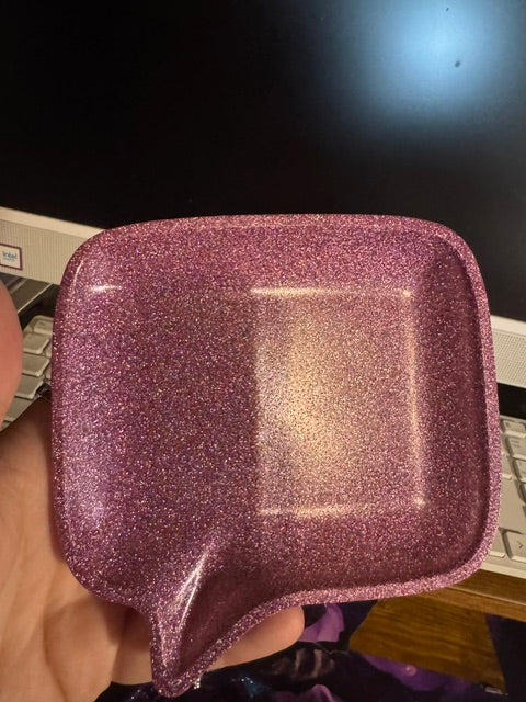 Resin Handmade qoute dish