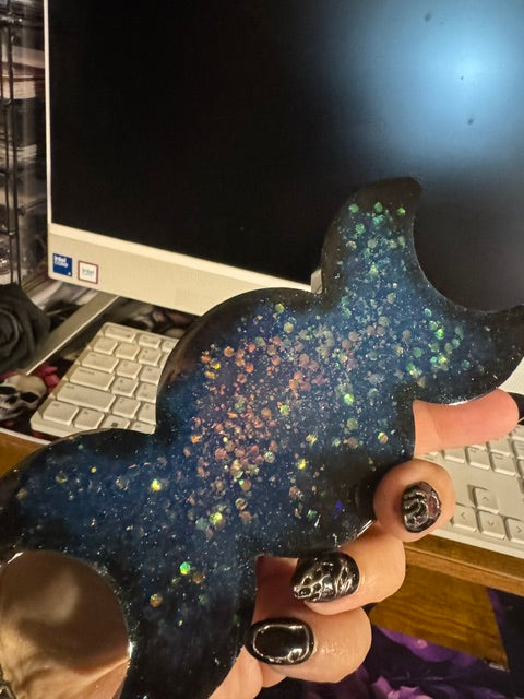 Resin Handmade Triple moon tray