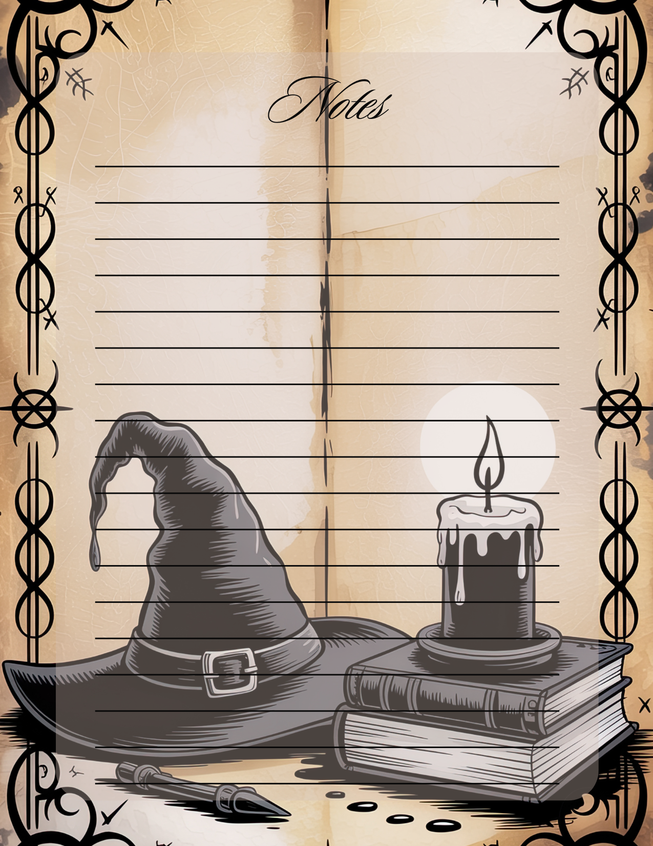 Witchy Parchment paper