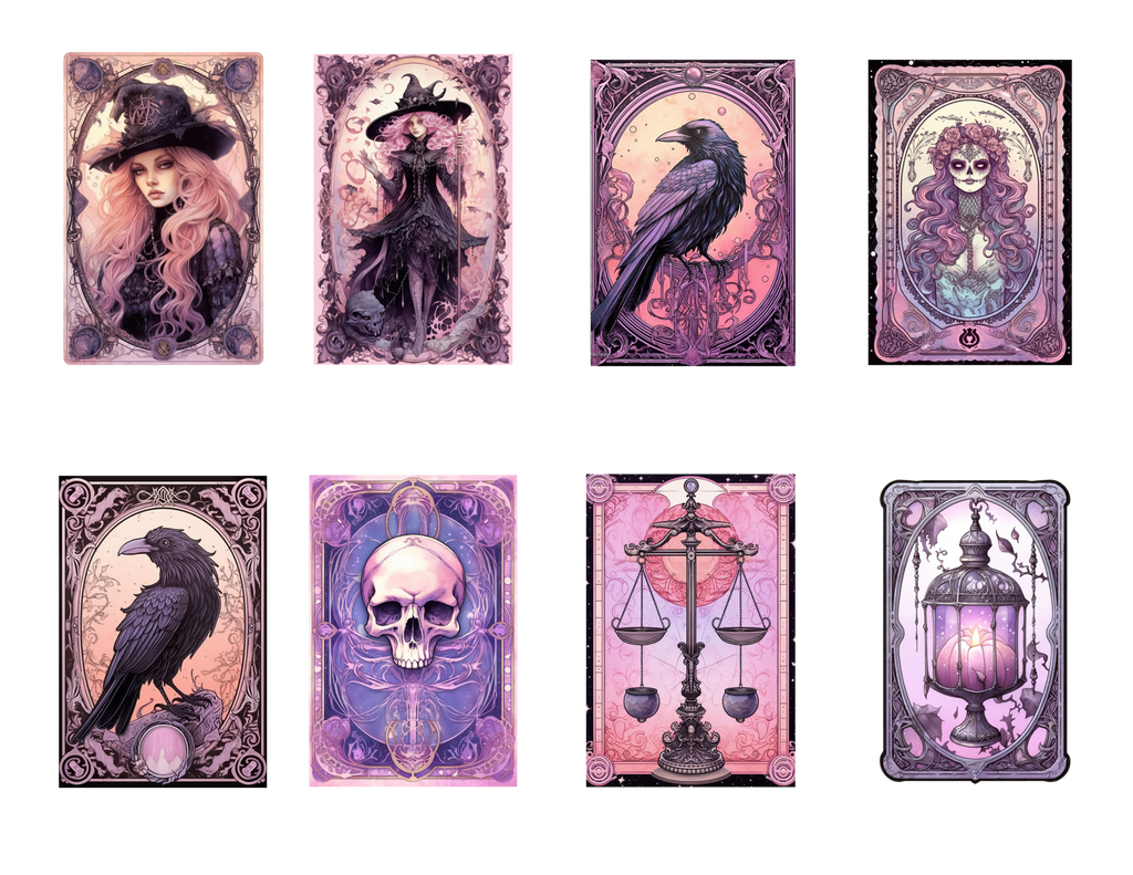 Purple Witchy Stickers Pack