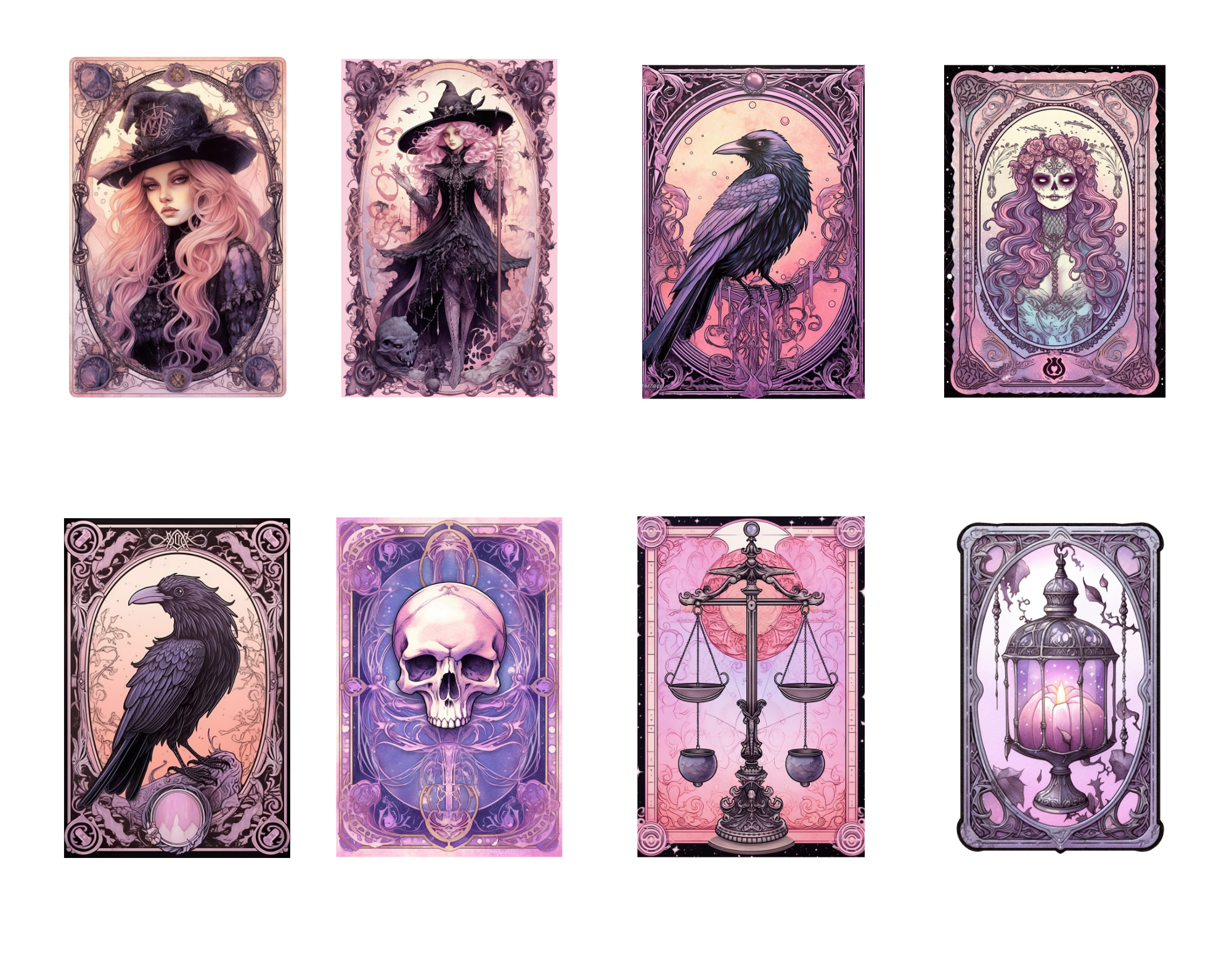 Purple Witchy Stickers Pack