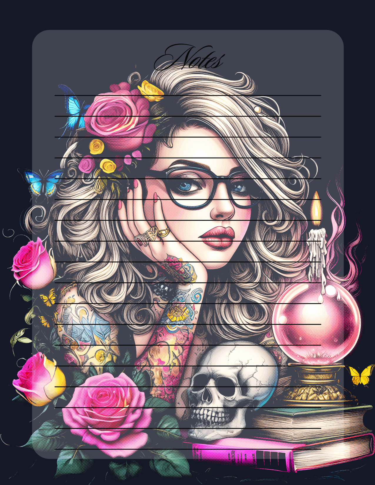 Tattooed girl