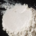 White powder on a black background