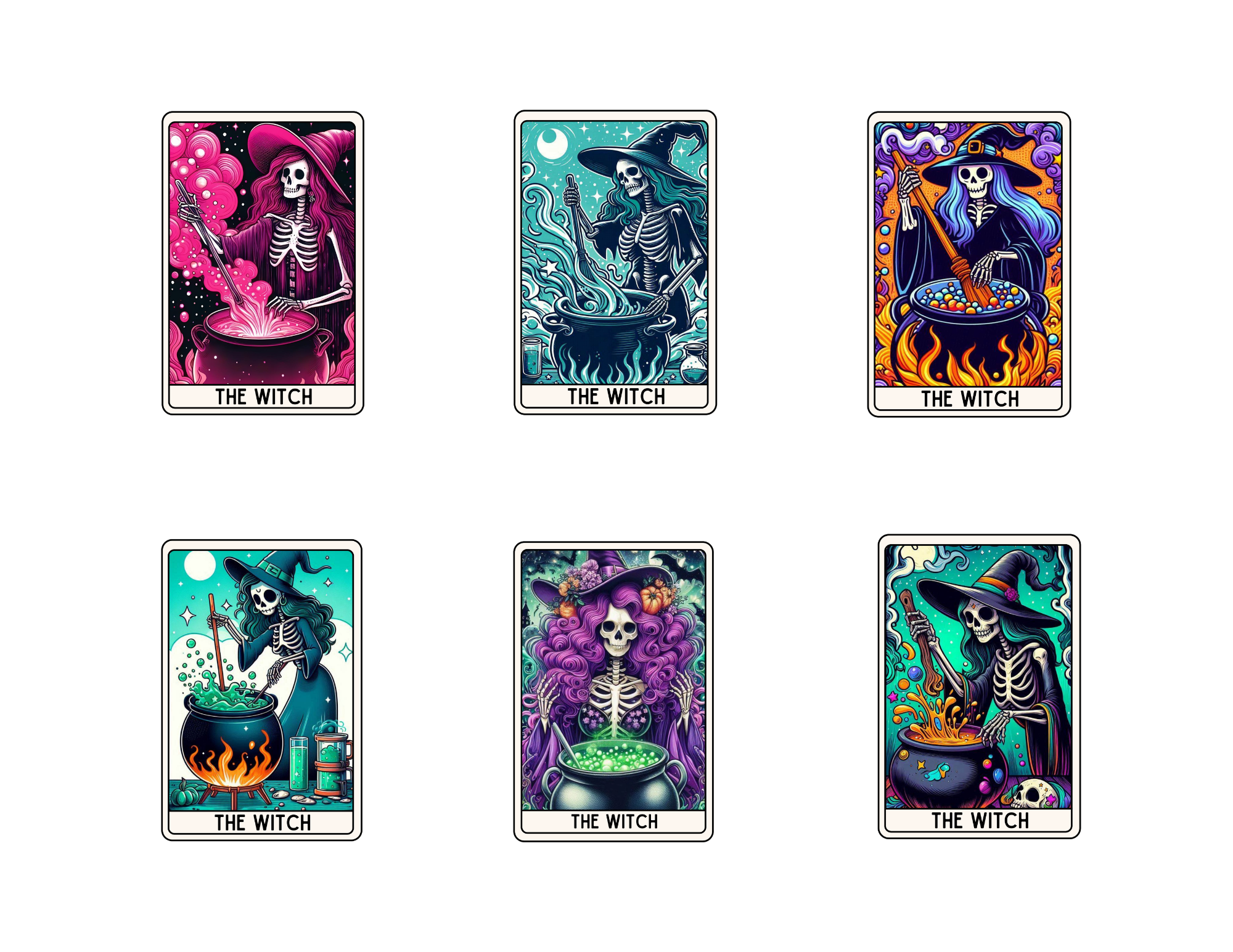 Witch Tarot Stickers