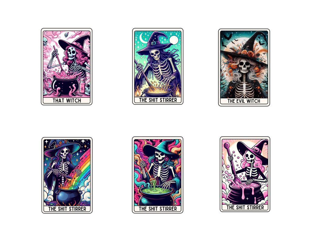 Witch Tarot Stickers