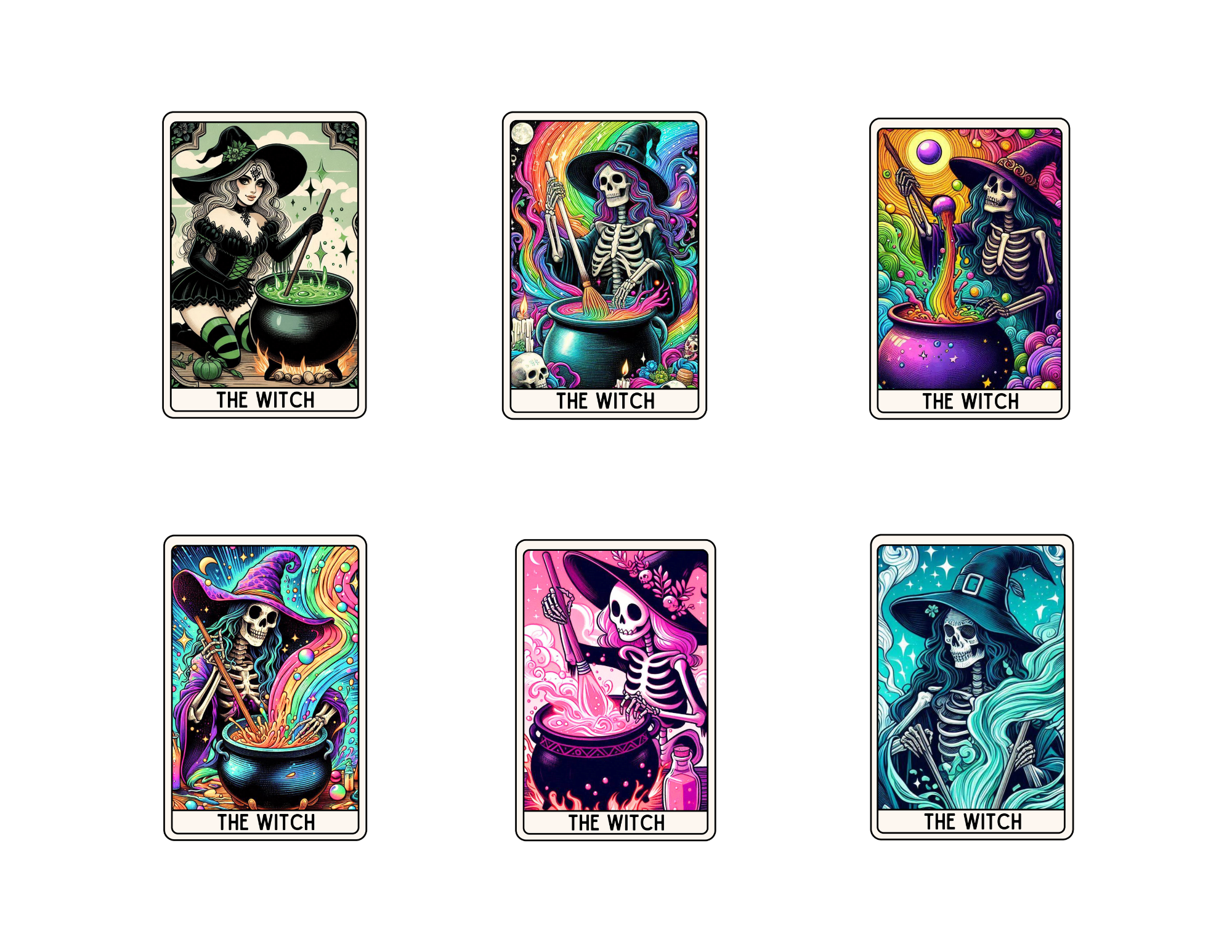 Witch Tarot Stickers