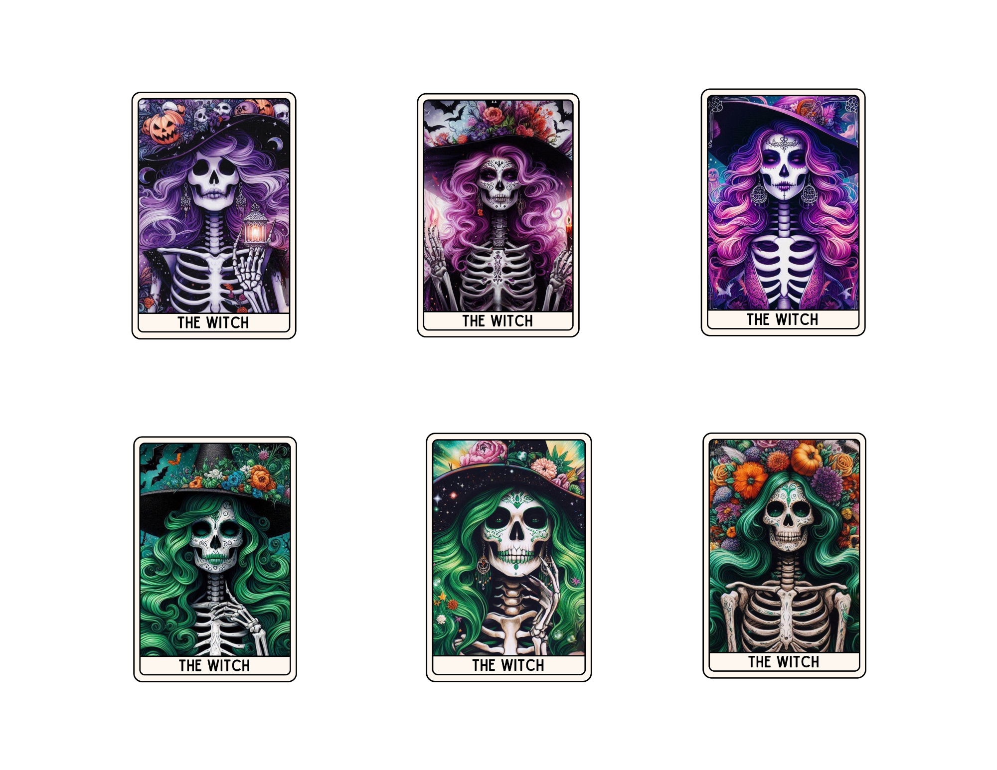 Witch Tarot Stickers